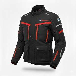 Chaqueta Textil de 3 Capas Cordura para Motociclismo BM GS Rallye para Hombre, con Protecciones CE, Impermeable, para Aventura Todoterreno y Enduro - Product Image 1