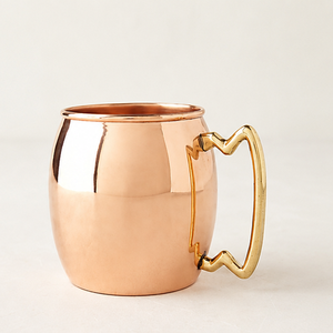Mug à Moscow Mule 100% cuivre pur, best-seller, artisanal, en cuivre massif, résistant au ternissement, pour cocktails et bière - Product Image 5