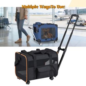 <b>Foldable</b> Soft-sided <b>Dog</b> Travel <b>Crate</b> Convenient Pet Carrier for On-the-go Adventures - Product Image 2