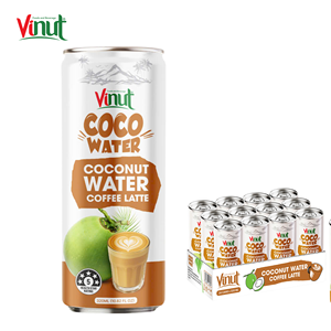 กาแฟลาเต้รสกะทิ 320 มล. สำหรับกระป๋อง ระดับสุขภาพ 5 ดาว แจกตัวอย่างฟรี ราคาแข่งขัน โรงงานผลิตเครื่องดื่ม เวียดนาม - Product Image 1