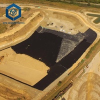 Géomembrane à excellente résistance chimique en vente, revêtement de barrage en HDPE, prix pour l'utilisation industrielle