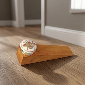 Boutons de meuble en bois et céramique de style Art Déco, écologiques et naturels, pour chambre, salle de bain, commode et armoire - Product Image 4