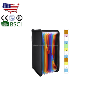 حافظة مقاومة للماء مضادة للحريق متوفرة في المخزون بالخارج بجودة عالية 24 جيوب ملونة أكورديون للمكتب - Product Image 1