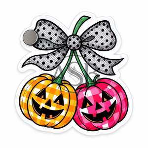 Soporte de Pestañas Acrílico con Diseño de Lazo de Calabaza de Halloween, Bonito y Espeluznante, para Extensiones de Pestañas, con Impresión de Logotipo Personalizado - Product Image 1