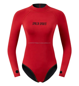 การออกแบบมืออาชีพคุณภาพสูงผู้หญิงผื่นยามชุดว่ายน้ําป้องกันแสงแดด Uv Upf50 + ระบายอากาศแขนยาวบอดี้สูทชุดว่ายน้ํา - Product Image 4