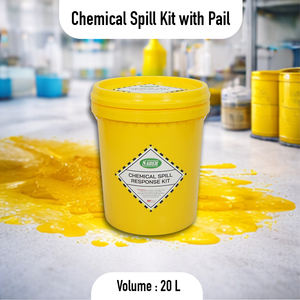 Kit de déversement de produits chimiques de laboratoire de 20 L dans un conteneur transparent résistant aux intempéries pour l'industrie des laboratoires - Product Image 2