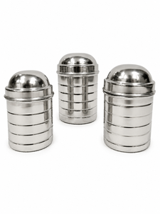 ชุดกระป๋องสแตนเลสเกรดอาหาร 3 ชิ้น ยี่ห้อ Dheer International รุ่น 202 ขายส่ง - Product Image 3