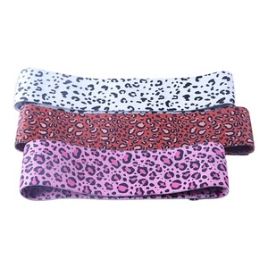 2026 Custom Logo Gym Workout Fitness <b>Bands</b> Leg Hip Booty Loop Resistance <b>Band</b> Set with <b>Exercise</b> Features White Red Pink Colors - Product Image 1