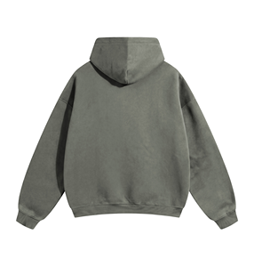 Custom Oversized Pullover Hoodie Heavyweight Cotton Fleece <b>Drop</b> Shoulder Streetwear OEM Private Label Manufacturer - Product Image 4