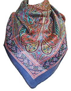 Bufandas de Seda de Lujo para Mujer, Chales Suaves y Ligeros con Estampado Floral, Elegantes Accesorios de Moda para el Cuello y los Hombros - Product Image 1