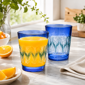 Verres à boire transparents en borosilicate faits à la main de 290 ml, sans plomb, pour whisky, eau, jus, réutilisables, en gros - Product Image 6