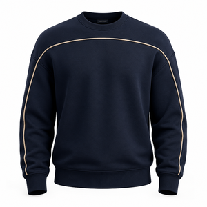 Knitted Sweater <b>Pullover</b> Men's Cashmere Blend <b>Jumper</b> Custom Embroidered Logo Polo Collar Winter Sweater - Product Image 2