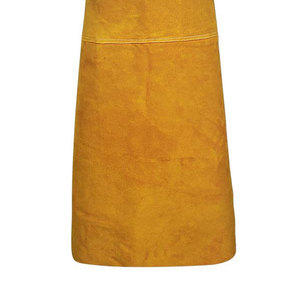 Tablier de soudeur antistatique en cuir de vachette orange résistant à la chaleur sans capuche pour hommes et femmes - Product Image 5