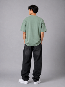 Camiseta Casual Premium de Algodón Tejido de 290 GSM, Gruesa, Transpirable, Antiarrugas, con Estampado Personalizado Delantero y Trasero - Product Image 4
