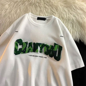 Custom Blank 270GSM Heavy Cotton <b>T</b> <b>Shirt</b> <b>Towel</b> Embroidery Graphic Streetwear Tee - Product Image 5