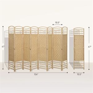 Paravento Pieghevole Portatile a 6 Pannelli per Camera da Letto, Divisorio per la Privacy - Product Image 6