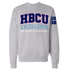 เสื้อสเวตเชิ้ตผู้ชาย HBCU ลายปักพิมพ์ลายสกรีน คอตั้ง แขนยาว สวมใส่สบาย ลายกราฟิก - Product Image 1