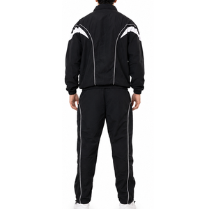 <b>Men</b> Nylon Tracksuit Windproof Quick Dry Sports <b>Jacket</b> and Pants Premium Activewear OEM ODM Manufacturer Nylon Tracksuit - Product Image 3