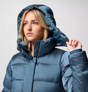 Chaqueta de Mujer de Lujo con Cuello de Piel Auténtica, Abrigo de Plumón para Invierno - Product Image 4