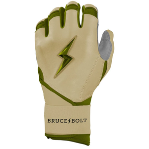 Gants de frappeur respirants de haute qualité, style Bruce Bolt, pour droitiers, en cuir Cabretta premium, fermeture auto-agrippante - Product Image 6
