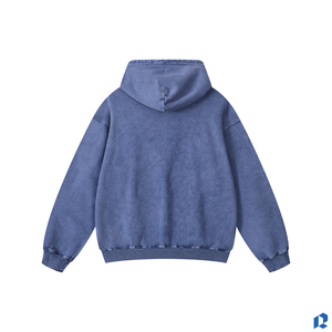 Sweat à capuche zippé oversize pour homme 100% coton tricoté, production en gros, échantillon gratuit, vente en gros - Product Image 6