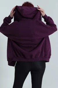 Sudadera con Capucha de Manga Larga para Mujer EVERGLOW, Color Sólido, 100% Algodón Ecológico, Logotipo Frontal con Cordones, Otoño Invierno - Product Image 6