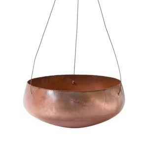 Juego de macetas colgantes minimalistas de latón con diseño cuadrado para uso en interiores y exteriores, soportes para flores, maceta colgante. - Product Image 3