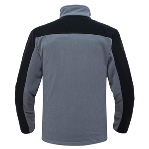 Veste polaire pour homme, dernière conception, fabriquée en usine, prix compétitif, logo imprimé sur le devant, coupe-vent, respirante, veste polaire de sport - Product Image 3
