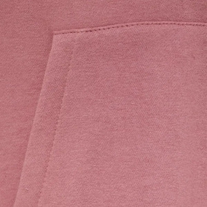 Sudadera con Capucha Oversize Rosa Sólida para Hombre, de Manga Larga, Tejida, con Bolsillo Canguro, Servicio OEM - Product Image 6