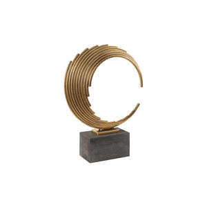 Escultura de aluminio estilo cinta inspirada en el arte, hecha a mano, ecológica, centro de mesa decorativo Art Deco - Product Image 5