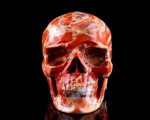 Escultura de Jaspe Rojo Tallada a Mano de 14 Pulgadas, Escultura de Cristal, Decoración de Piedras Curativas, Regalo Único de Feng Shui para el Hogar u Oficina - Product Image 3