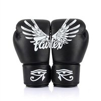 Gants de boxe professionnels Fairtex rose et noir pour Sanda Muay Thai, fermeture à boucle, antidérapants, en cuir véritable, pour le sparring