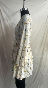 Robe mini bohème western pour femme, étiquette personnalisée, look élégant pour les occasions. - Product Image 2