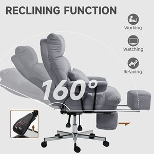 Sedia da Ufficio Direzionale Contemporanea con Supporto Lombare e Telaio in Alluminio - Product Image 6