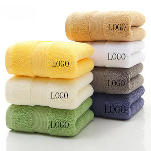 Serviettes de bain en coton crème rayées rectangulaires, teintes, douces pour la peau, usage hôtelier, couleur personnalisée, taille sur mesure - Product Image 1