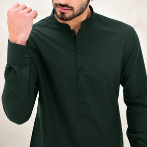 Nouvelle Tendance Mode 2026 – Ensemble Shalwar Kameez Respirant – Vente en Gros Usine – Shalwar Kameez et Bandhgala Décontractés pour Hommes Musulmans Pakistanais - Product Image 3