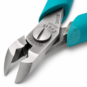 5" ESD Safe <b>Flush</b> Angled Wide Oval Head Tip <b>Cutter</b> - Product Image 2