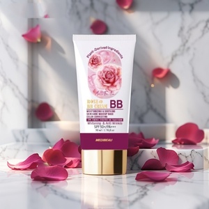 Crema BB Humectante con Extracto de Rosas, SPF50 PA Triple-Plus, Corrector de Tono, Antiarrugas, Iluminadora, Base de Maquillaje, 50 ml - Product Image 4