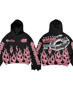 Muestra gratis hip hop Street Sudadera con capucha puff estampado Sudadera con capucha unisex pullover 3D personalizado puff estampado Sudadera con capucha - Product Image 1