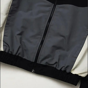 Vestes unisexes tendance, personnalisées, légères, réversibles, grande taille, imperméables, en nylon, avec fermeture éclair, coupe-vent, service OEM - Product Image 6