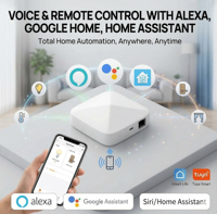 Gateway Multimodo Tuya OLED ZigBee 3.0, Hub Mesh, Puente Inalámbrico, Compatible con Alexa, Google Home y Smart Life