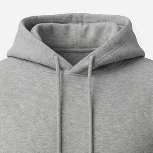 Sudadera con capucha prémium unisex para hombre, de invierno, con cremallera, 100% algodón, logotipo bordado personalizado, venta al por mayor, forro polar grueso - Product Image 4