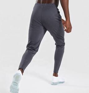 Pantalon de jogging pour homme noir et blanc avec cordon de serrage, taille élastique, décontracté, respirant, en polyester tricoté léger, coupe ajustée, automne - Product Image 4