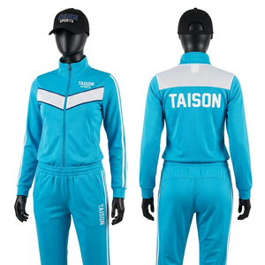 Conjunto Deportivo de Tenis Premium de Poliéster y Spandex de 260 GSM, Diseño de Paneles Rojos y Blancos, Logotipo Personalizado - Product Image 2