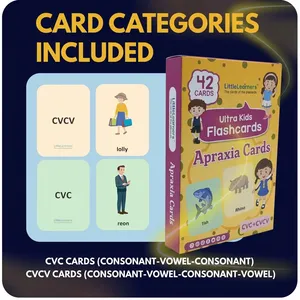Cartes mémoire SpeechGears Ultra Kids Apraxia, 42 cartes CVC et CVCCV, papier et carton, pour les enfants de 2-3 et 4-6 ans - Product Image 5