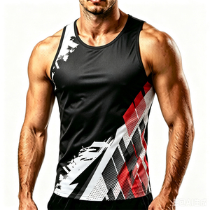 GURUNA-Z-INDUSTRY Custom Yellow Basketball Jersey Men Crew Neck <b>Sleeveless</b> Tank <b>Top</b> 100% Cotton <b>Silk</b> Screen Printing Breathable - Product Image 4