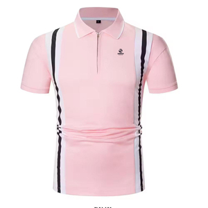 Camisas de Manga Corta para Hombre, Transpirables, Tallas Grandes, de Secado Rápido, Corte Ajustado, Estampadas, 100% Algodón - Product Image 1