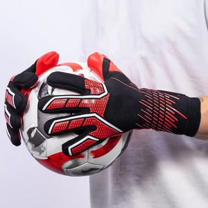 ถุงมือผู้รักษาประตูแบบมืออาชีพสำหรับใช้งานกลางแจ้ง ปรับแต่งได้ตามต้องการ คุณภาพสูง ยางกันลม ระบายอากาศได้ดี กันลื่น ใช้ได้ทั้งชายและหญิง ราคาประหยัด - Product Image 2