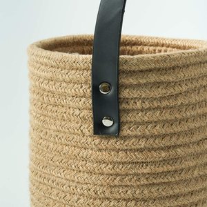 Woven Fern Hanging Basket Planter Natural Jute Woven <b>Flower</b> Pot for Indoor Outdoor Decor - Product Image 6