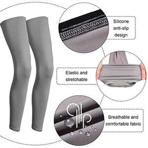Manchons de compression pour mollets, extensibles, pour la musculation et l'entraînement en salle de sport, vêtements de performance - Product Image 2
